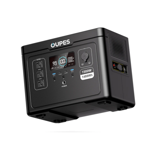 Портативная зарядная станция OUPES S015 (1500W/1488Wh, LiFePO4, быстрая зарядка)