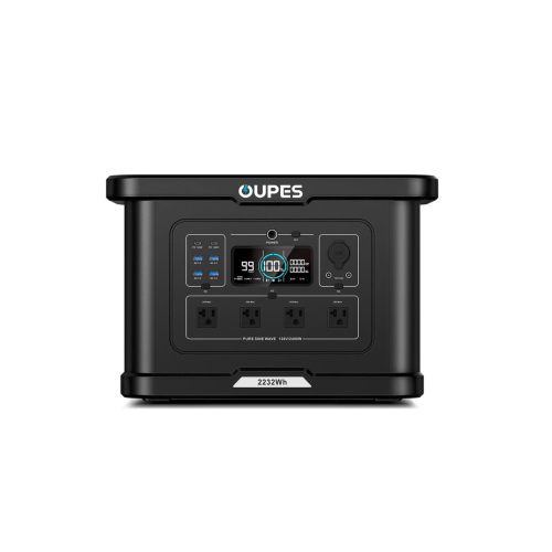 Портативна зарядна станція OUPES S024 (2400W/2232Wh, LiFePO4, швидка зарядка