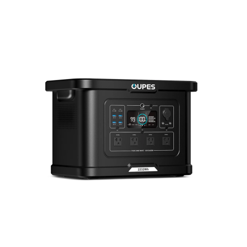 Портативна зарядна станція OUPES S024 (2400W/2232Wh, LiFePO4, швидка зарядка