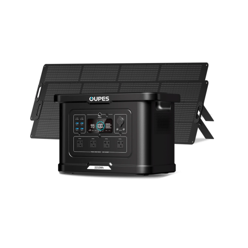 Портативна зарядна станція OUPES S024 (2400W/2232Wh, LiFePO4, швидка зарядка