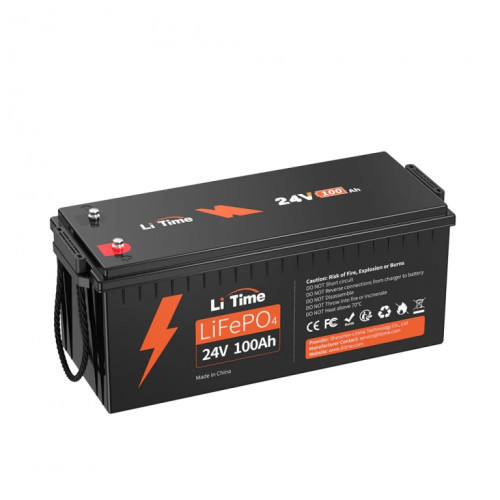 Акумулятор LiTime LiFePO4 24V100Ah, BMS 100A