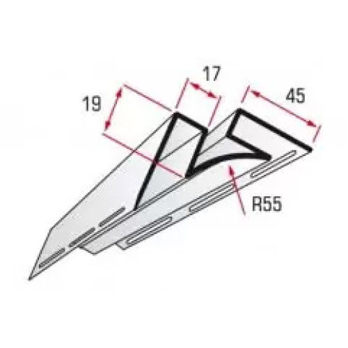 Кут внутрішній Альта-Профіль Alta-Siding 3050 мм, кремовий