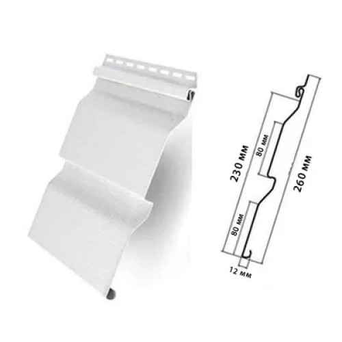 Вініловий сайдинг Альта-Профіль Alta-Siding 3660х230х11 мм, рожевий