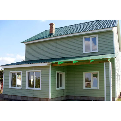 Вініловий сайдинг Альта-Профіль Alta-Siding 3660х230х11 мм, сіро-зелений