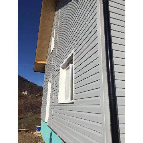 Вініловий сайдинг Альта-Профіль Alta-Siding 3660х230х11 мм, світло-сірий