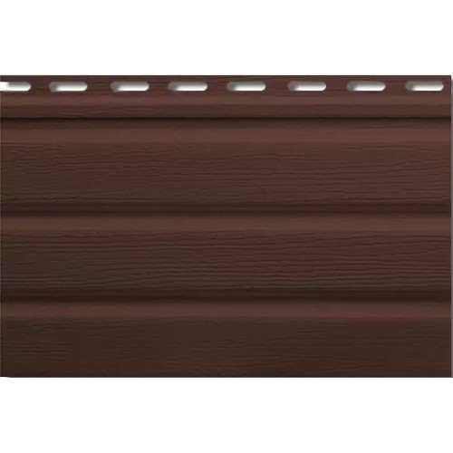 Софит без перфорации Альта-Профиль 230х3000, коричневый