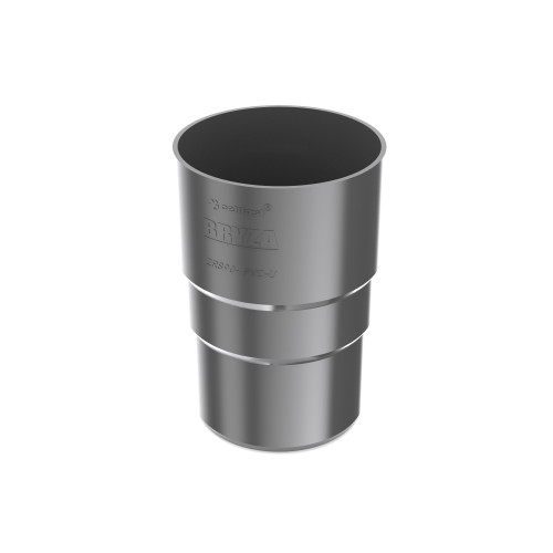 Муфта трубы BRYZA 90 мм / графитовая