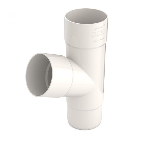 Тройник BRYZA 90/90/90 мм / белый