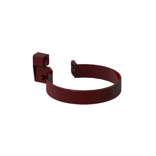 Кронштейн трубы красный 85мм GIZA