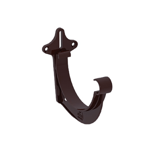 Кронштейн желоба темно-коричневый 120мм GIZA