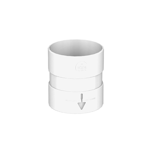 Муфта трубы белая 85мм Giza