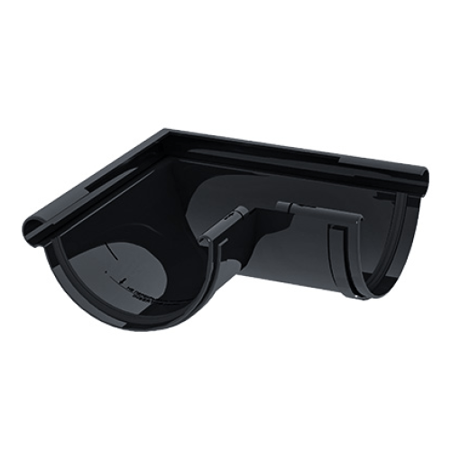 Кут ринви зовнішній довільний 110-170° антрацитовий 120мм GIZA