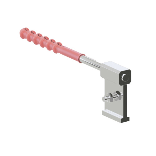 Дюбель для хомута труби KROP / L=200мм