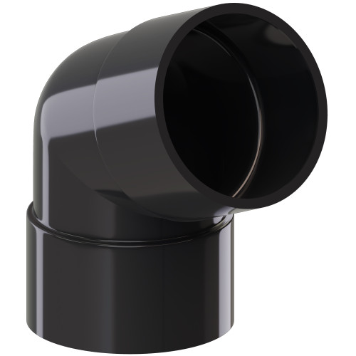 Коліно труби 67,5° KROP 63мм / темно-коричневе