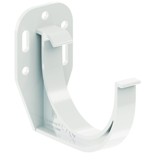 Кронштейн ринви KROP 130мм / білий