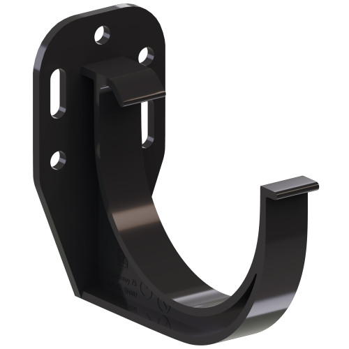 Кронштейн ринви KROP 100мм / темно-коричневий