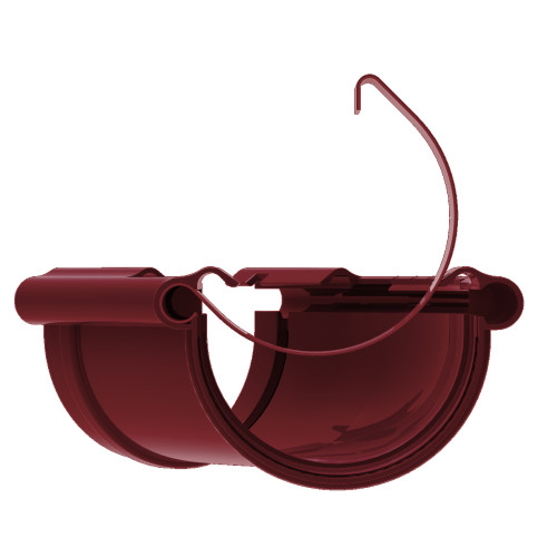 Кут ринви регульований (універсальний) зовнішньо-внутрішній 120-145° KROP 130мм / червоний