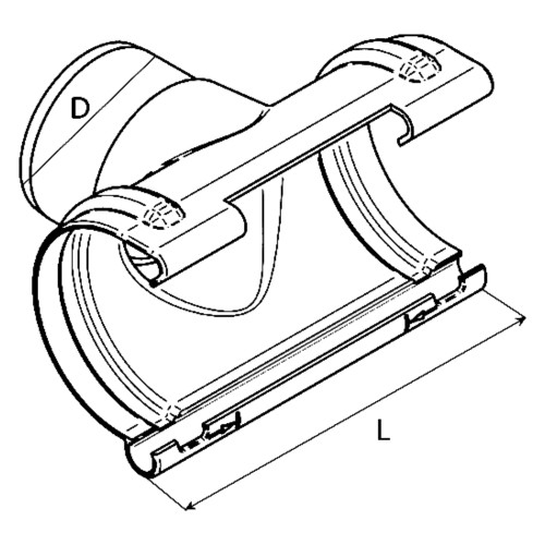 Лійка KROP 100x90мм / червона