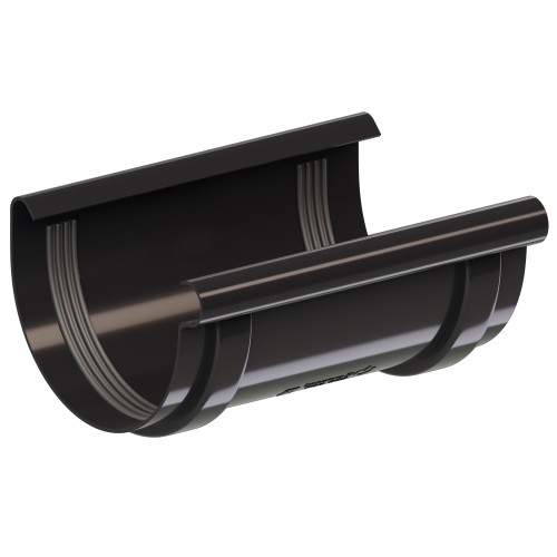 Муфта ринви KROP 100мм / темно-коричнева