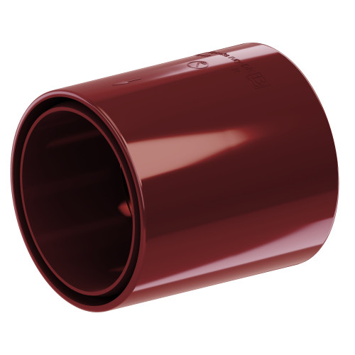 Муфта труби KROP 90мм / червона