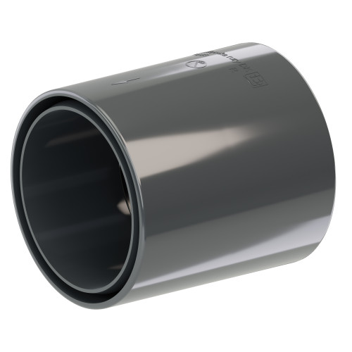 Муфта труби KROP 63мм / графітова