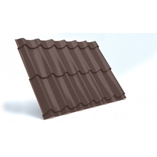 Металочерепиця Монтеррей Італія 0,46 PEMA Ral 8017