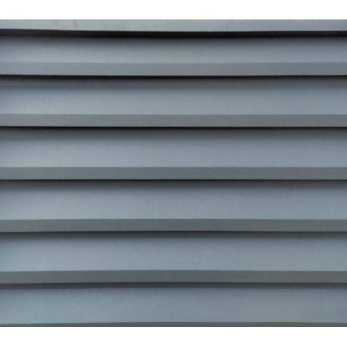 Паркан-жалюзі Smart 40/120 (0.45 мм) / біло-алюмінієвий