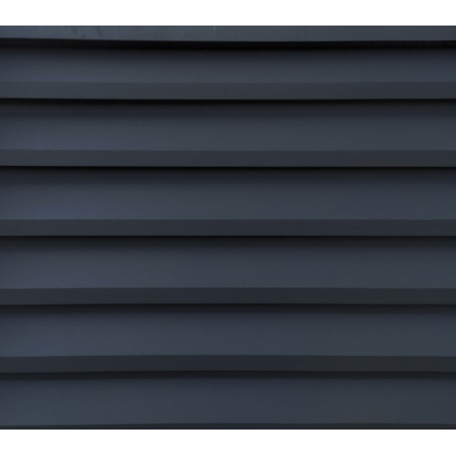 Забор-жалюзи Smart 40/120 (0.45 мм) / графитовый матовый