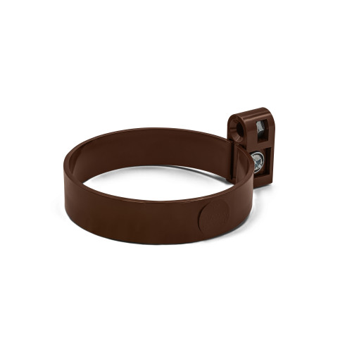 Кронштейн труби коричневий 100мм RainWay