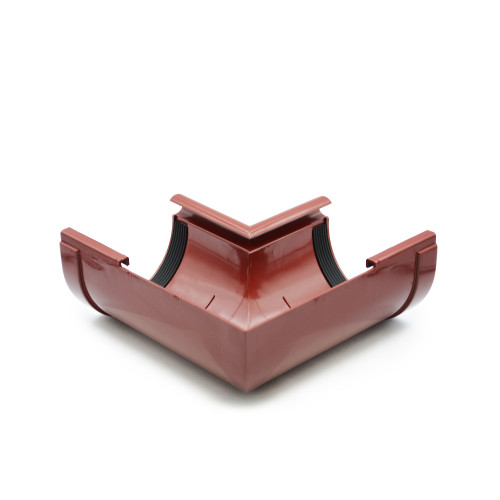 Угол желоба внутренний 90° красный 130мм RainWay