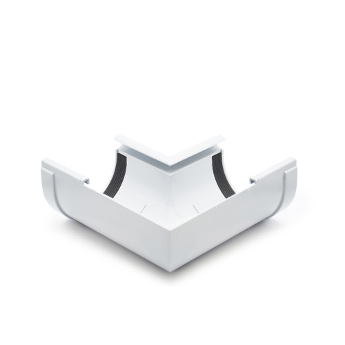 Угол желоба внутренний 90° серый 130мм RainWay