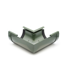 Кут ринви внутрішній 90° зелений 130мм RainWay Кут ринви внутрішній 90° зелений 130мм RainWay