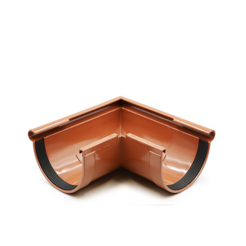 Угол желоба наружный 90° кирпичный 130мм RainWay