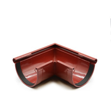 Кут ринви зовнішній 90° червоний 130мм RainWay Кут ринви зовнішній 90° червоний 130мм RainWay