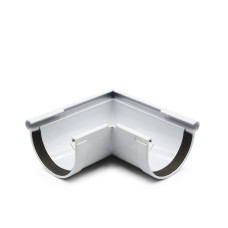 Кут ринви зовнішній 90° сірий 130мм RainWay Кут ринви зовнішній 90° сірий 130мм RainWay