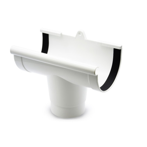 Лійка ринви біла 130мм RainWay