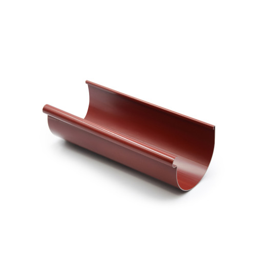 Желоб красный 130мм L=3м RainWay