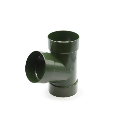 Трійник труби 67° зелений 100мм RainWay