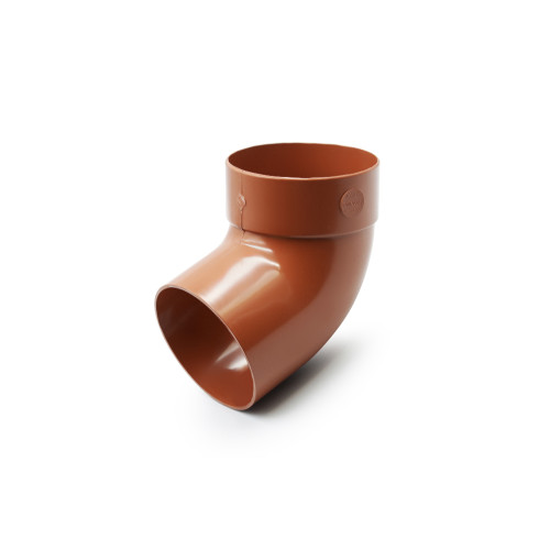 Відвід труби одномуфтовий 67° цегляний 100мм RainWay