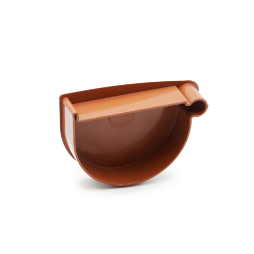 Заглушка лійки права цегляна 130мм RainWay