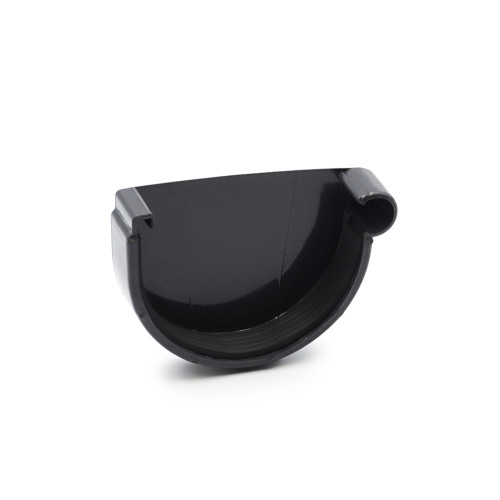 Заглушка ринви права графітова 130мм RainWay