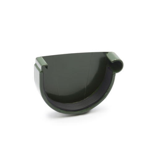 Заглушка ринви права зелена 130мм RainWay