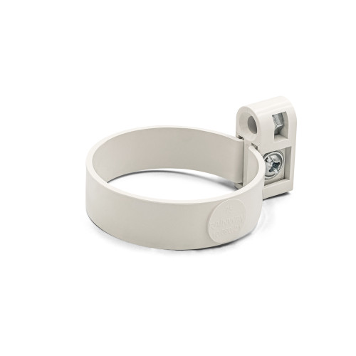 Кронштейн труби білий 75мм RainWay