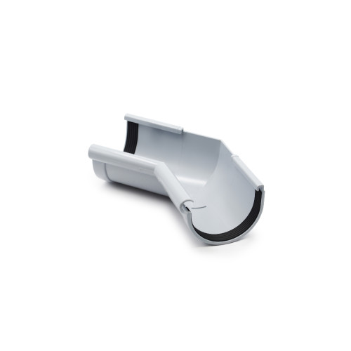 Кут довільний внутрішній 110-170° сірий 90мм RainWay