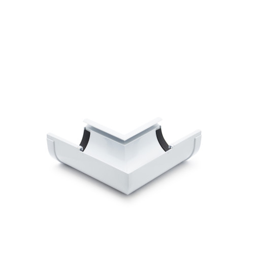 Кут ринви внутрішній 90° сірий 90мм RainWay