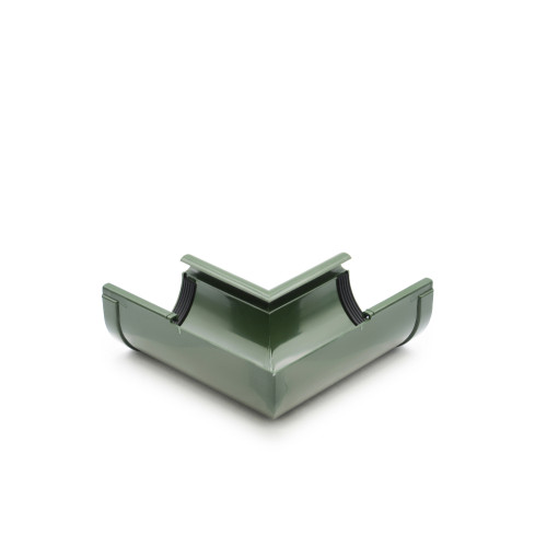 Угол желоба внутренний 90° зеленый 90мм RainWay