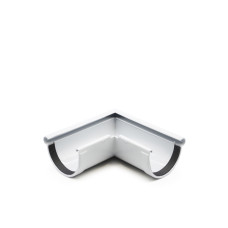 Кут ринви зовнішній 90° сірий 90мм RainWay Кут ринви зовнішній 90° сірий 90мм RainWay