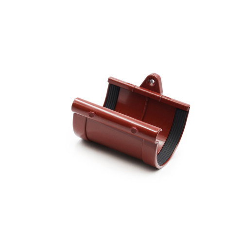 Муфта желоба красная 90мм RainWay