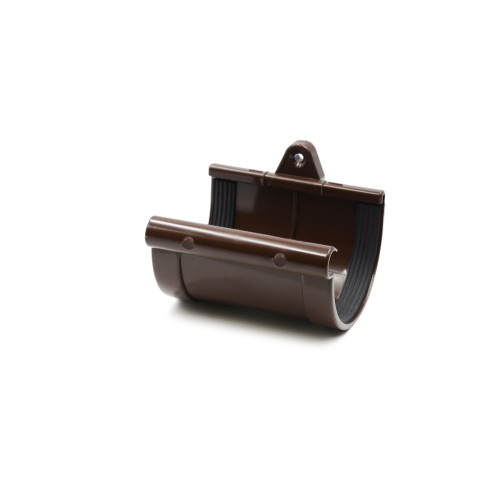 Муфта желоба коричневая 90мм RainWay