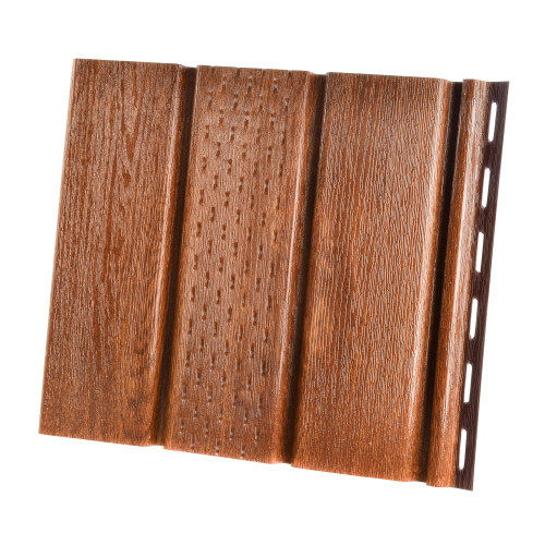 Панель золотий дуб перфорована 300x3000 (0,900 м2) Софіт RainWay